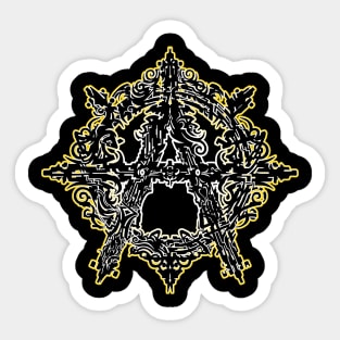 Anarchy Symbol Tribal Sticker